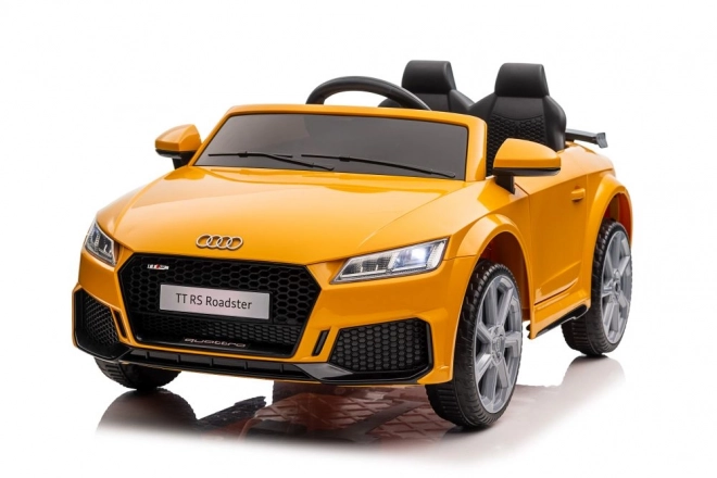 Elektrické auto Audi TT RS žlté