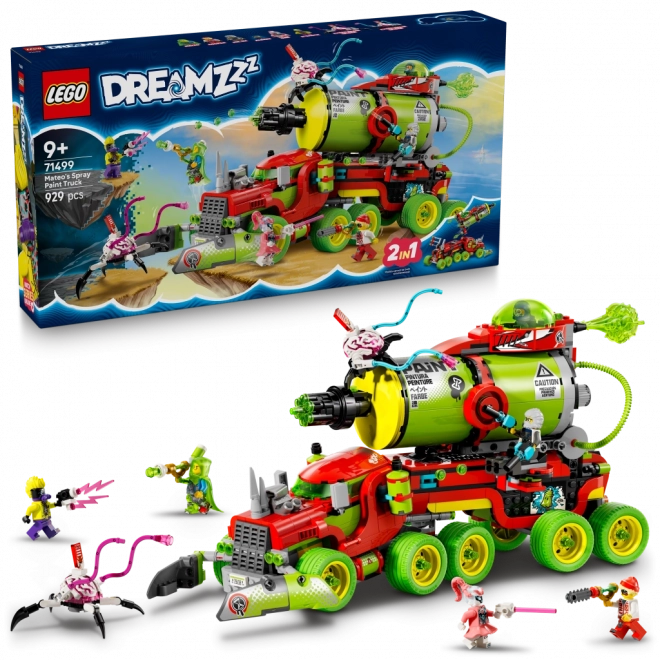 Mateovo vozidlo LEGO DREAMZzz v spreji