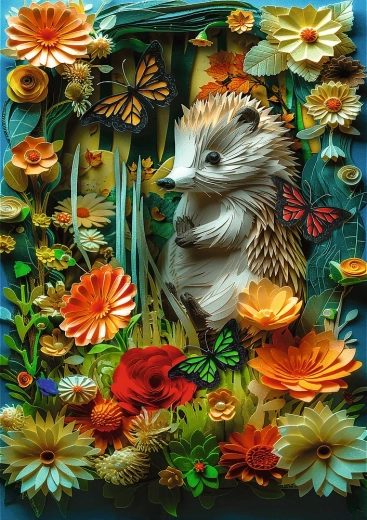 Trefl puzzle Paper Art ježko 1000 dielikov