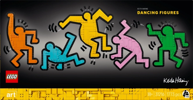 LEGO Art Keith Haring – Tanečné postavy