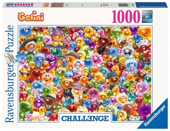 Ravensburger Puzzle Výzva: Gelini 1000 Dielikov