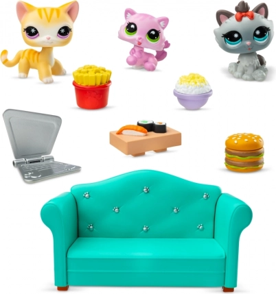 Littlest Pet Shop Sada Večera s 3 Figúrkami