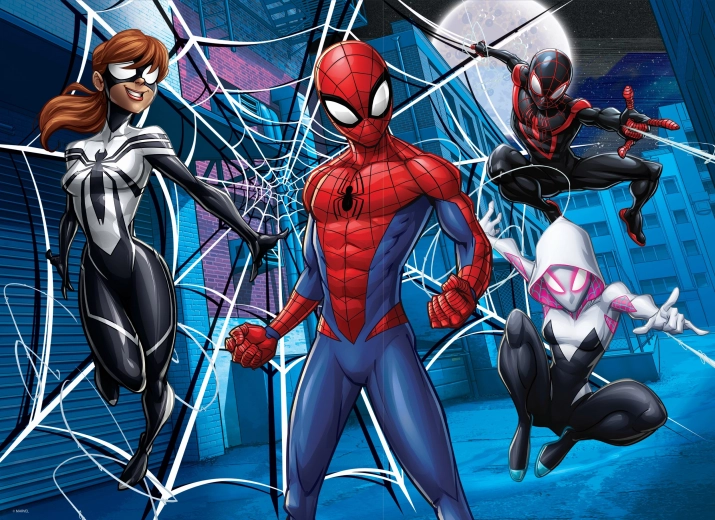 Obojstranné maxi puzzle Spider-Man 60 dielikov