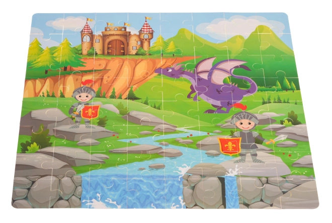 Fantastické scény v puzzle