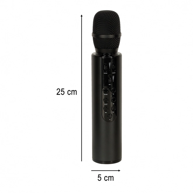 Bezdrôtový karaoke mikrofón s Bluetooth – Čierny