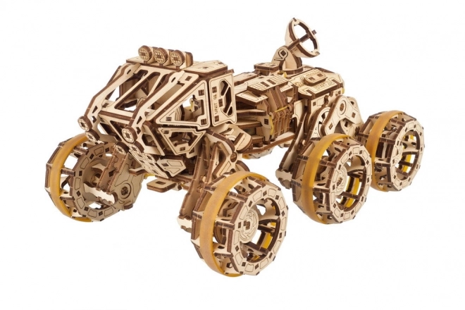 3D drevené mechanické puzzle Mars Rover od Ugears