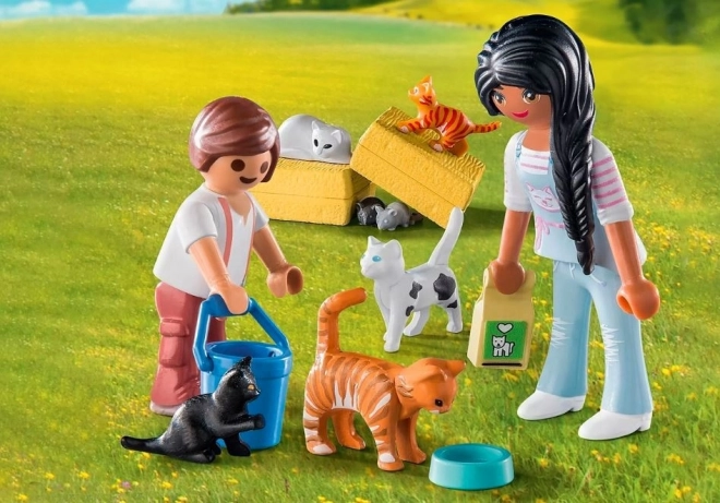 Rodina Mačiek Playmobil Country