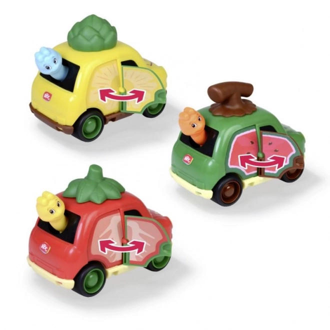 Owocný automobil ABC 12 cm, 3 druhy
