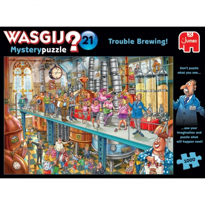 Jumbo puzzle Wasgij Mystery: Potíže se blíží