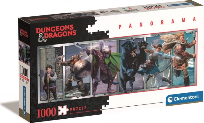 Clementoni panoramatické puzzle Dungeons & Dragons 1000 dielikov