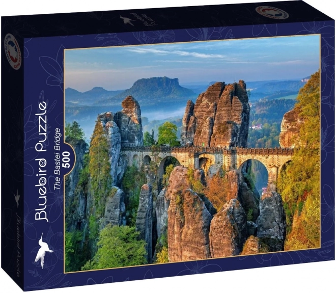 Puzzle Skalný most Bastei 500 dielikov