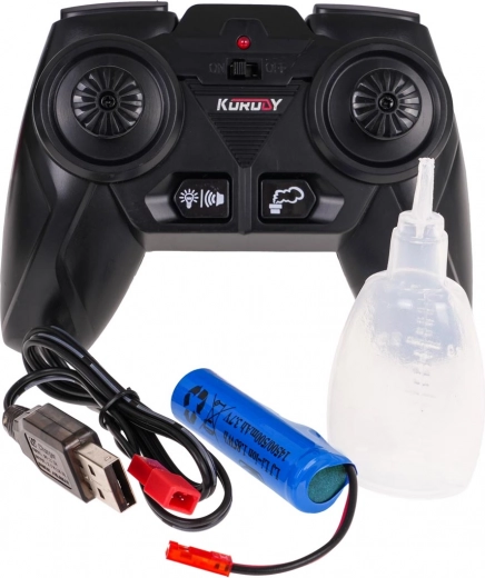 Svetlá, zvuky a efekt dymu