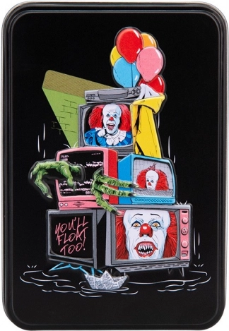 Herné karty Pennywise v plechovej krabičke