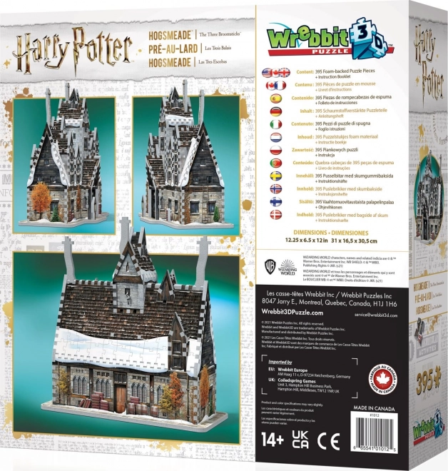 3D puzzle Harry Potter: U troch metiel