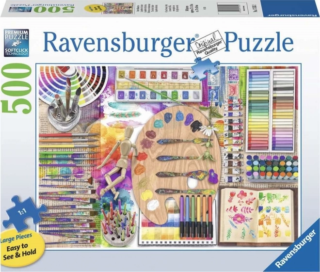 Ravensburger Puzzle Paleta Umelca