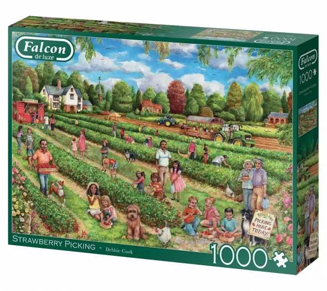 Puzzle zbieranie jahôd 1000 dielikov