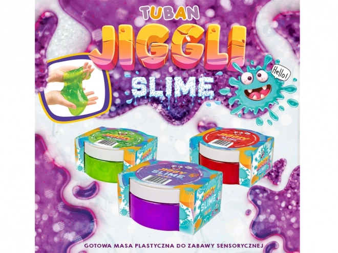 Ružový perlový Jiggly Slime 500g