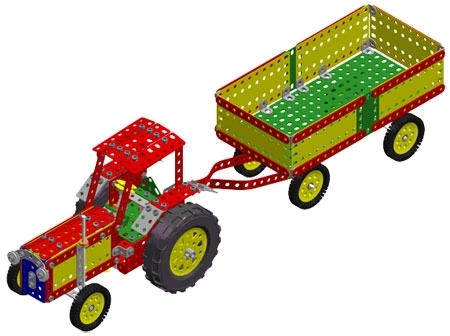 Stavebnica MERKUR Farmer sada 20 modelov