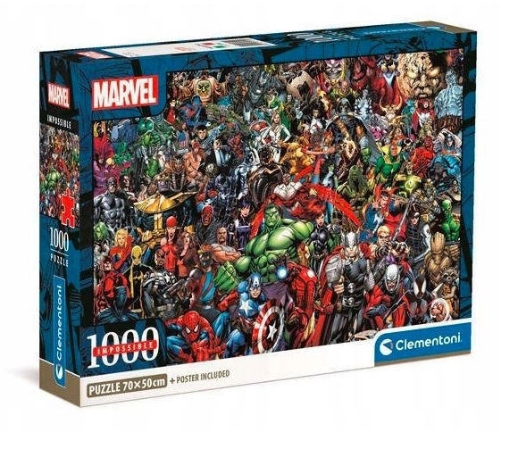 Clementoni Náročné puzzle Marvel 1000 dielikov