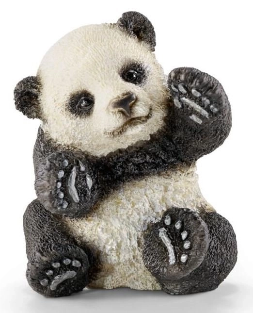 Malá panda hrajúca sa Schleich