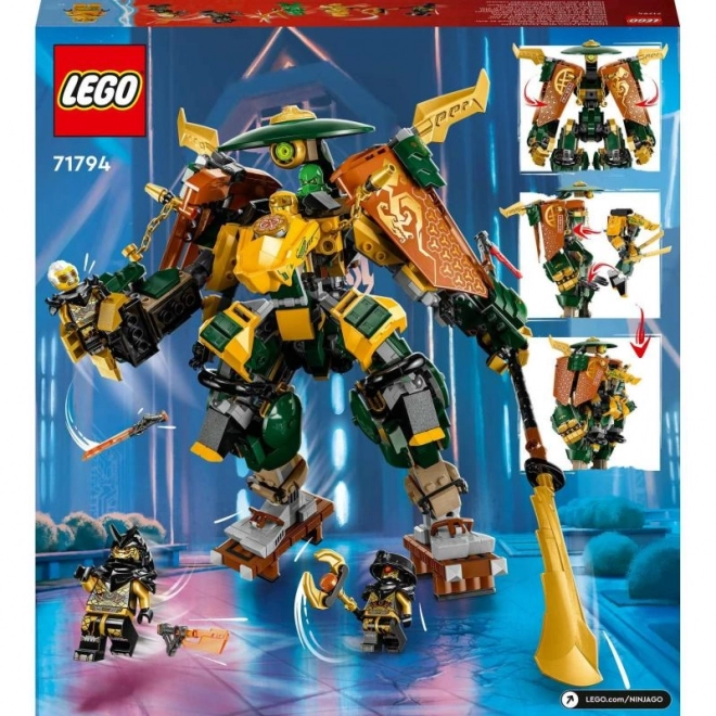 LEGO Ninjago Lloyd, Arin a ich tím ninja robotov