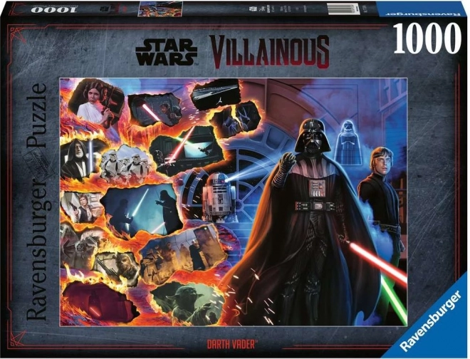 Ravensburger puzzle Star Wars Záporáci: Darth Vader 1000 dielikov