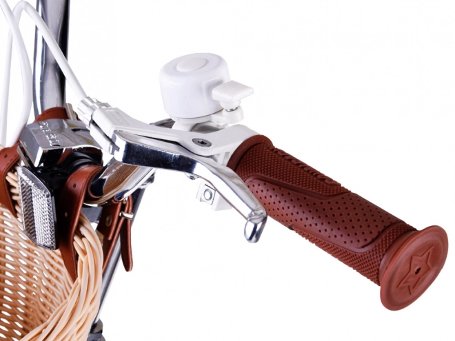 Uroczy mestský bicykel s košíkom pre deti Eurocle 18"