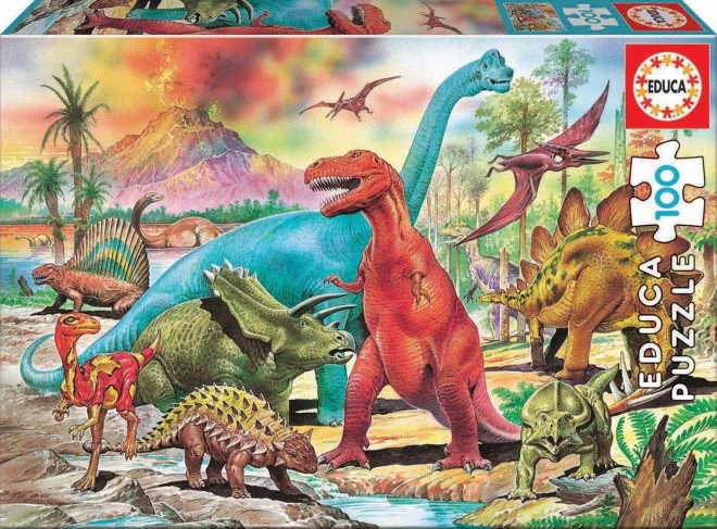 Educa puzzle dinosaury 100 dielikov