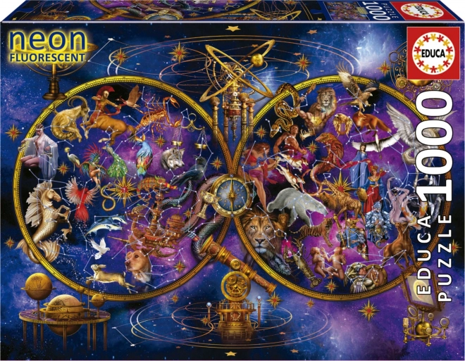 Svietiace puzzle Súhvezdie 1000 dielikov