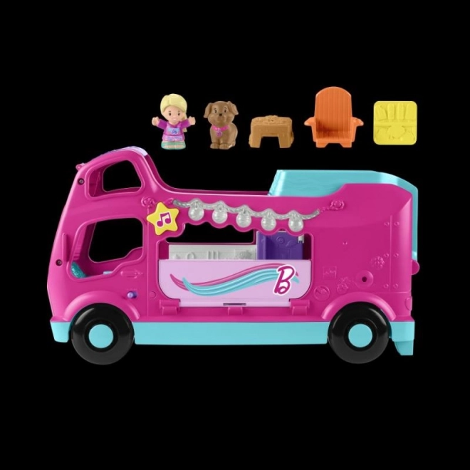 Fisher-Price karavan snov Barbie s osvetlením a zvukmi