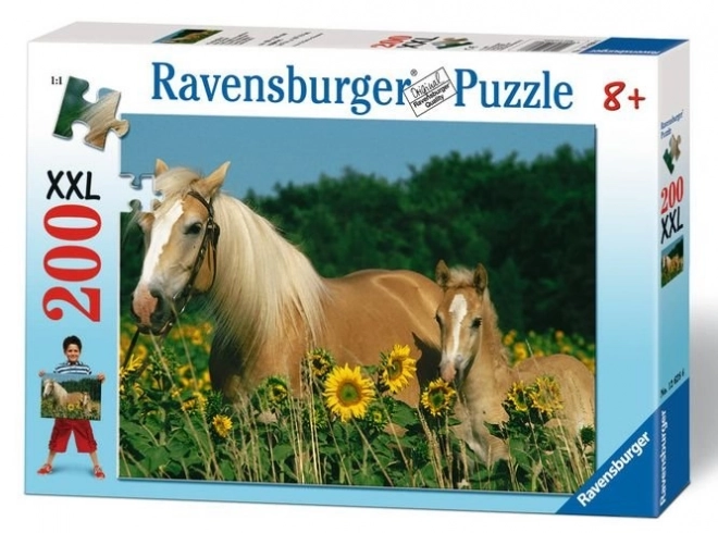 Ravensburger Puzzle Koňské šťastie XXL 200 dielikov