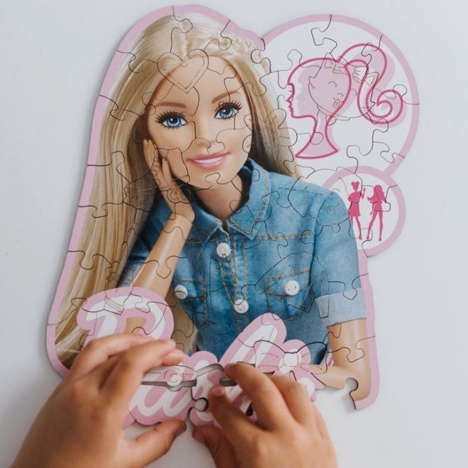 Drevené puzzle Junior Barbie 50 dielikov