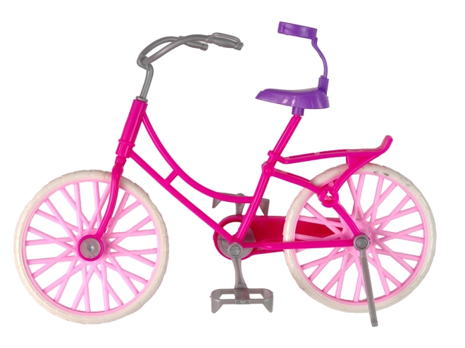 Roztomilý ružový bicykel