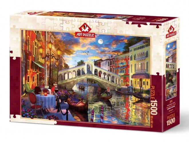 Puzzle Most Rialto, Benátky 1500 dielikov