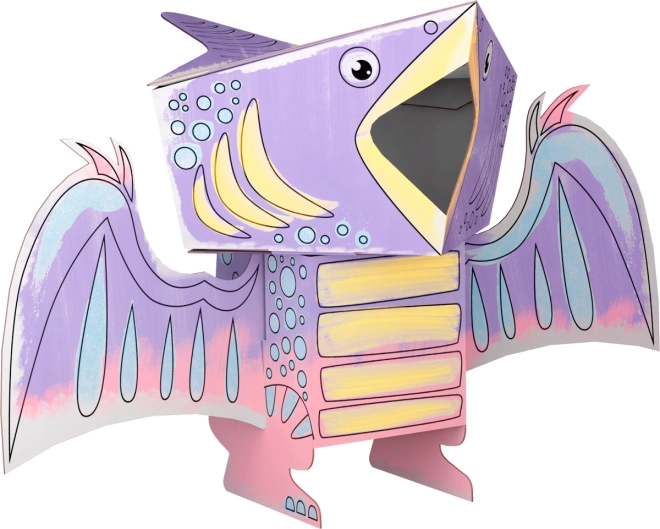 3D Kniha na vymaľovanie Mačka pre deti – Pterosaur