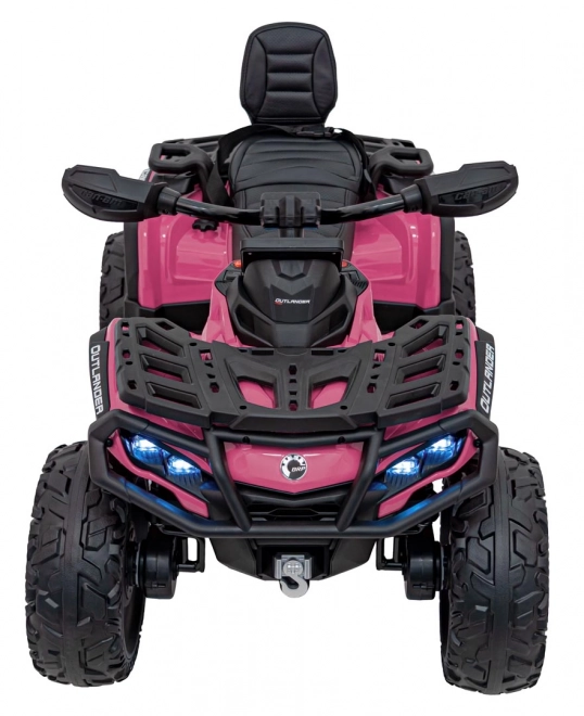 Ružová štvorkolka Can-Am Outlander ATV