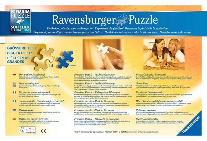 Ravensburger puzzle Plážové stoličky v Ahlbecku 500 dielikov