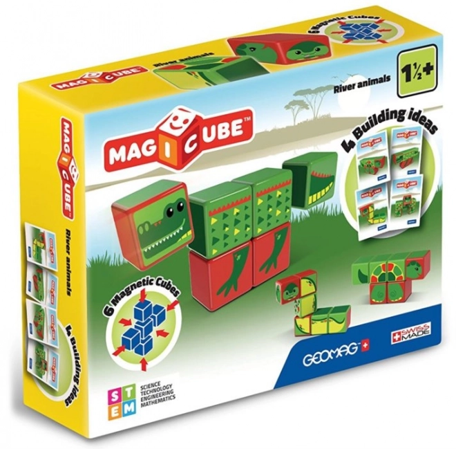 Geomag magnetické kocky Magicube Plazy a obojživelníky