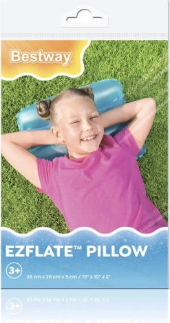 Nafukovací Vankúš 38 x 25 cm Modrý Bestway