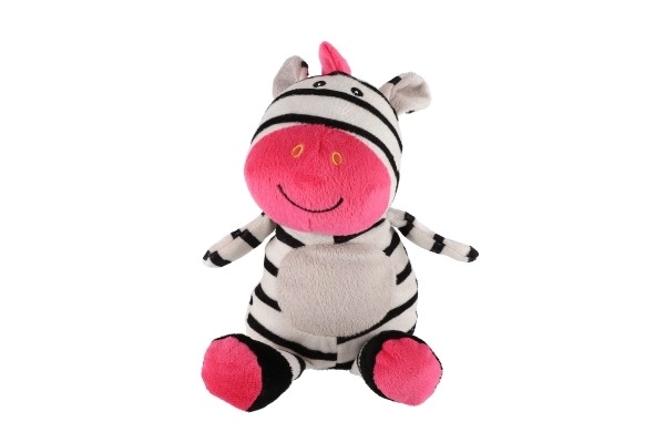 Plyšová chrastítko Zebra 24 cm