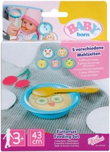 BABY born sada na kŕmenie bábätka – magické tanieriky s miskou a lyžičkou