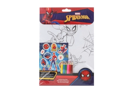 Omalovánky Spiderman s nálepkami