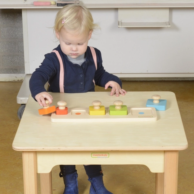 Masterkidz skladačka učenie veľkostí a farieb Montessori