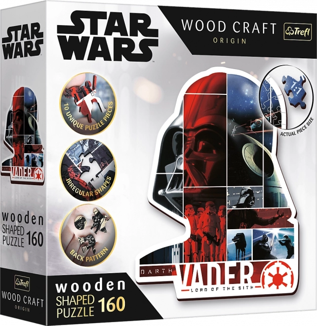 Drevené puzzle Star Wars: Darth Vader 160 dielikov