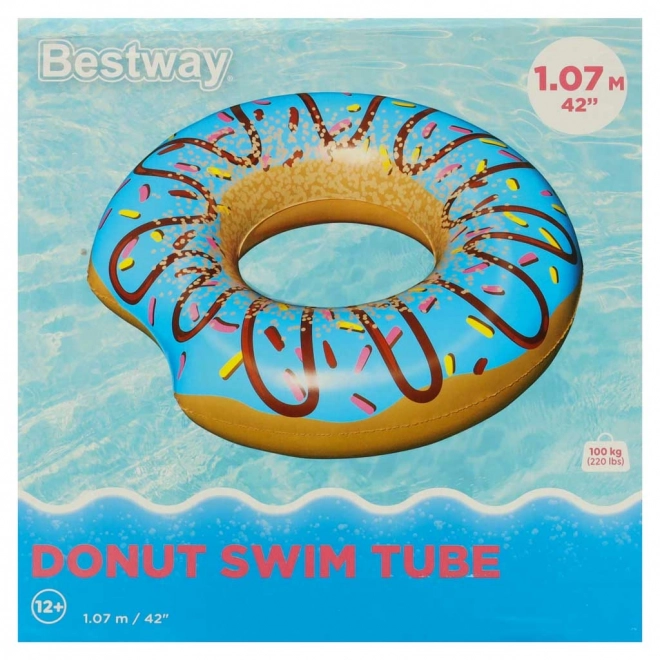 Nafukovacie koleso Donut modré 107 cm 100 kg