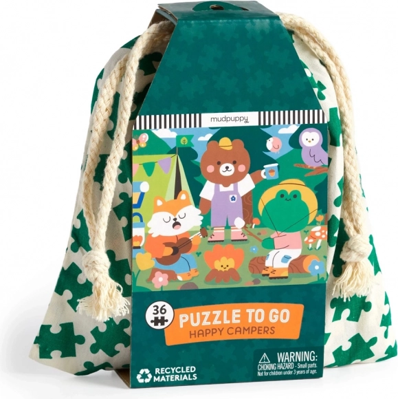 Mudpuppy Puzzle Vesele kempári v látkovom vrecúšku