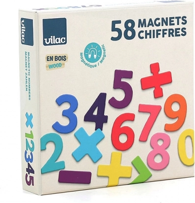 Vilac Drevené magnetické číslice