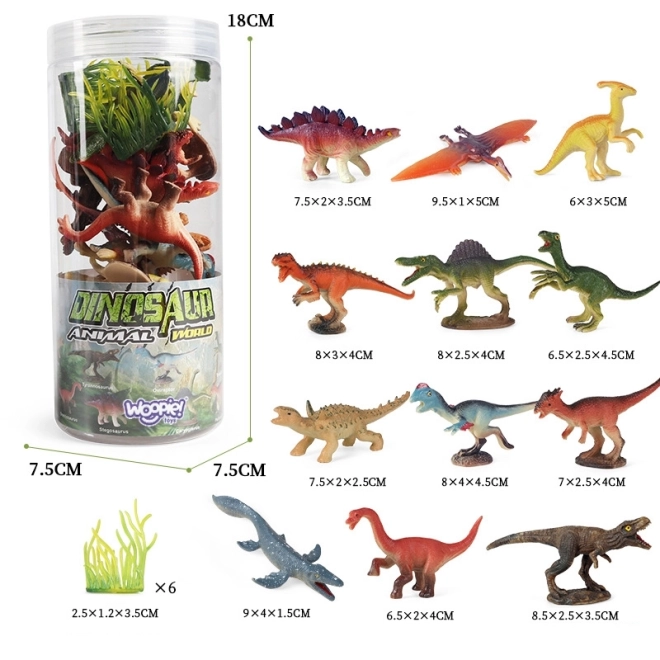 Súprava figúrok dinosaurov WOOPIE