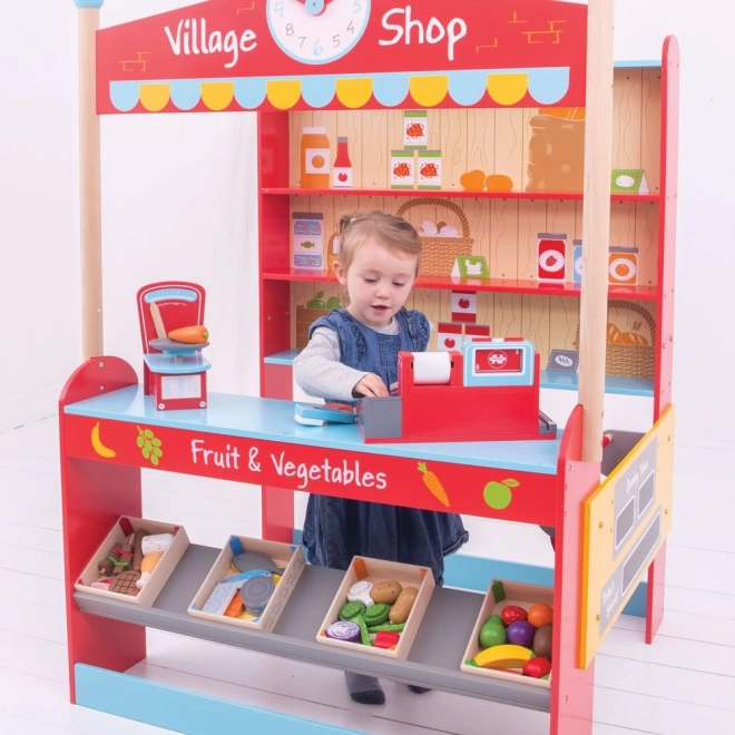 Detský obchod Bigjigs Toys Village
