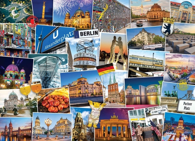 Puzzle Světoběžník Berlín 1000 dielikov